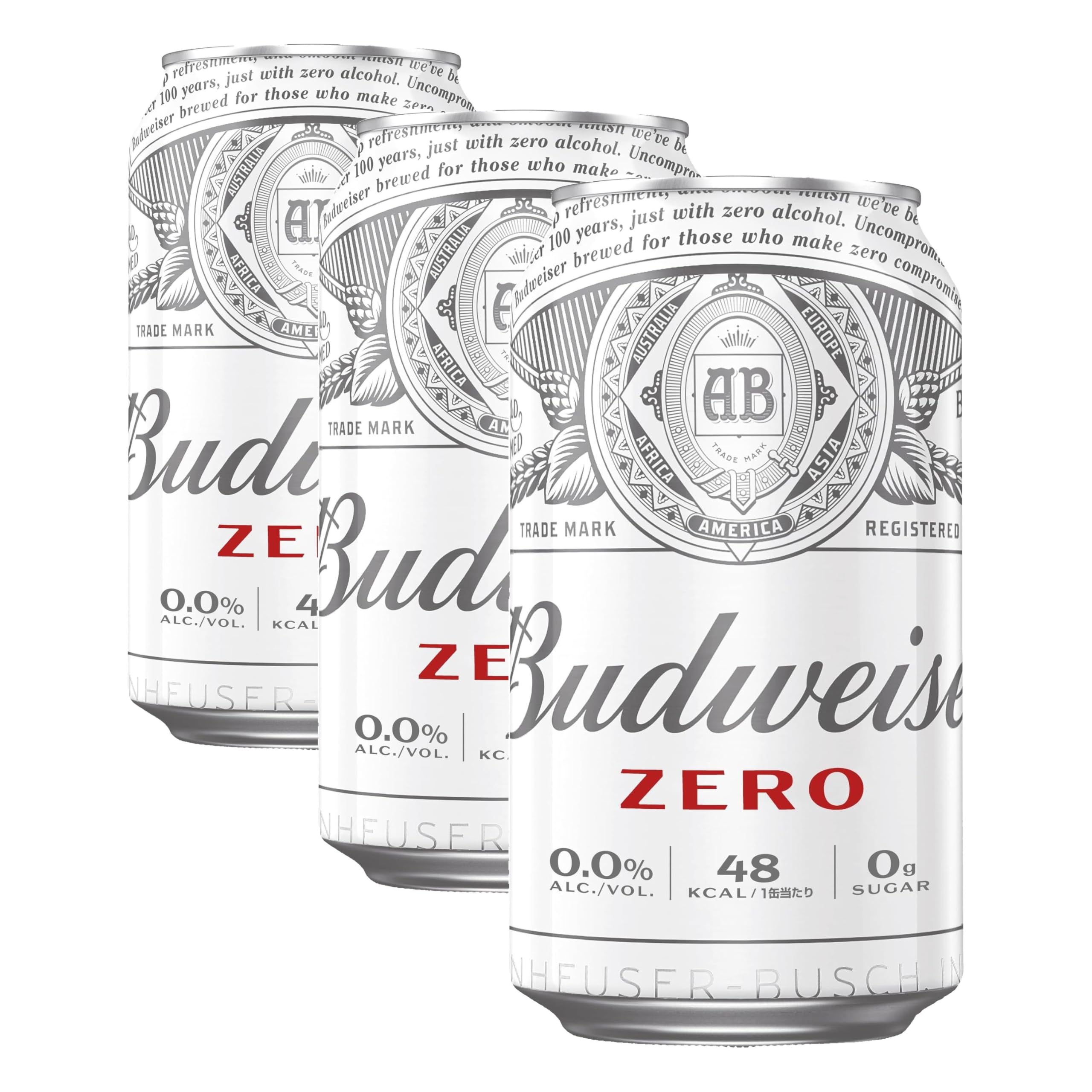 Amazon.co.jp: Budweiser バドワイザー ゼロ 350ml×72本(24本×3ケース